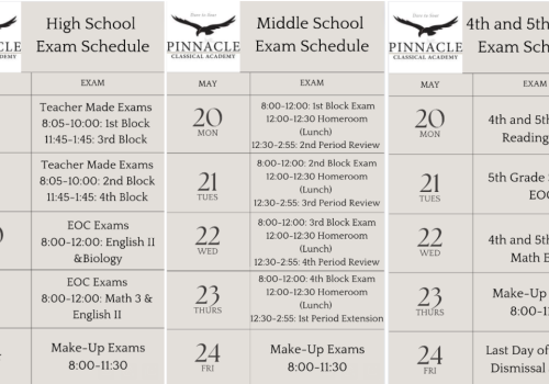 Exam Schedule